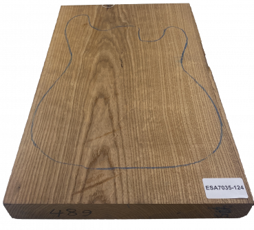 Body Swamp Ash, Caramel, 1-pc., 50mm, Unique Piece #124